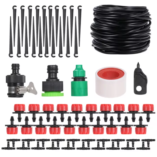 15m DIY Saving  Automatic  Drip Irrigation System Garden P7I5