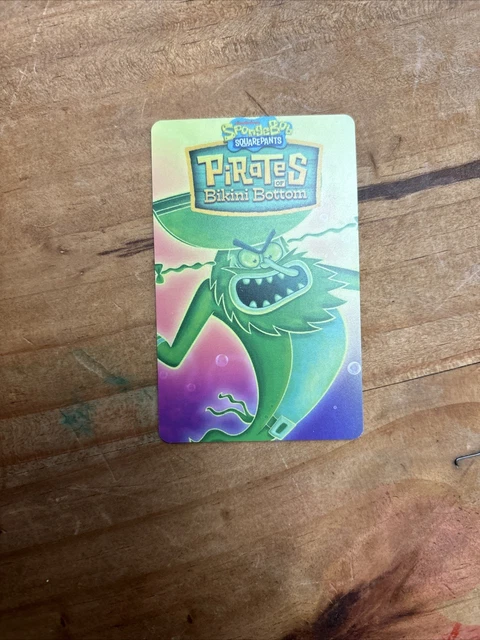 spongebob pirates of bikini bottom rare card SpongeBob Pirates of Bikini Bottom Pusher