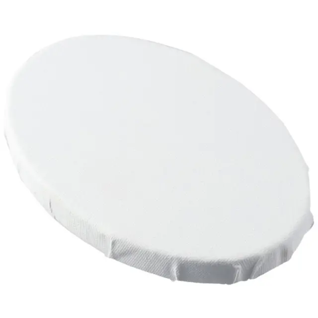 3PCS OVAL ARTEZA Stretched Canvas White Round Canvas Panels for