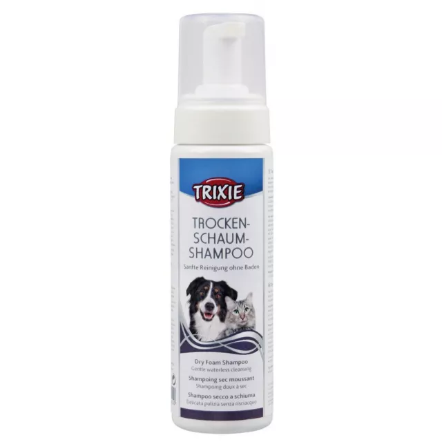 Shampoing sec moussant 230 ml pour chiens et chats