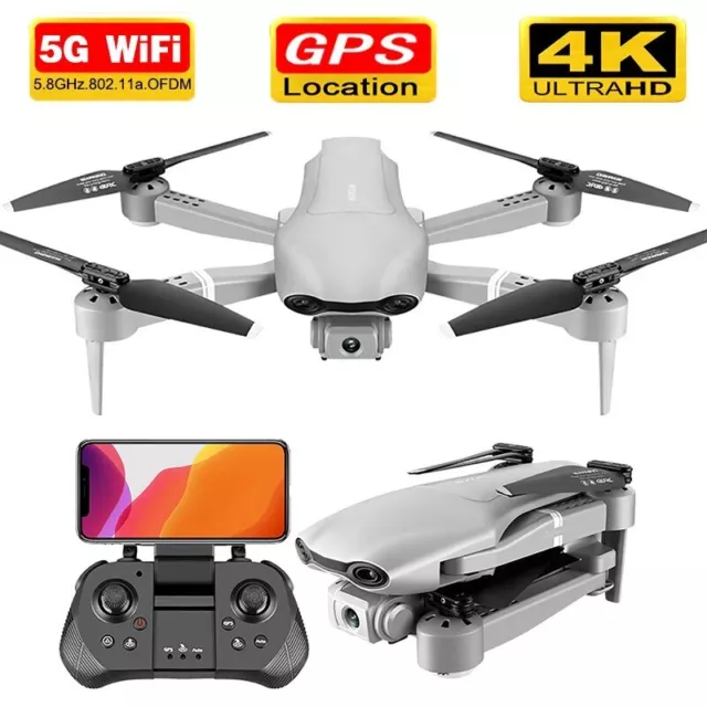 Professional F3 Drones GPS 5G WiFi FPV 4K/1080P HD Wide Angle Camera Foldable