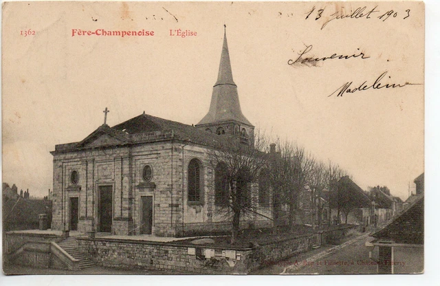 FERE CHAMPAGNE - Marne - CPA 51 - the church