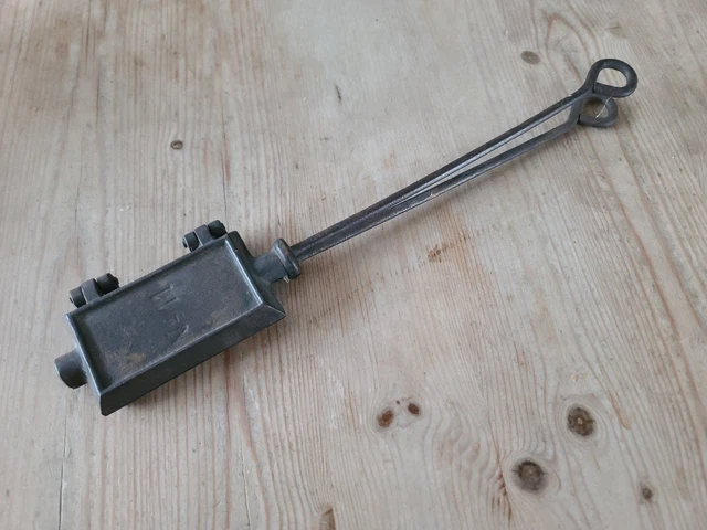 Petit Moule à Gaufre Ancien En Fonte L'Etoile - Idéal Barbecue, Cheminée, Feu De Camp