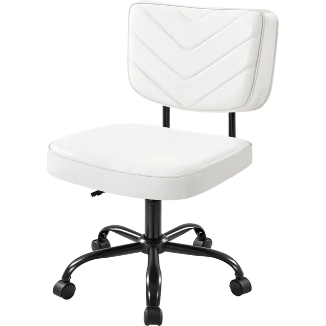 Chaise De Bureau Yaheetech Réglable - Noir/Blanc/Rose/Gris - Similicuir - Neuf