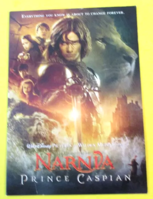 Disney The Chronicles Of Narnia Screening Invite Prince Caspian C.s. Lewis