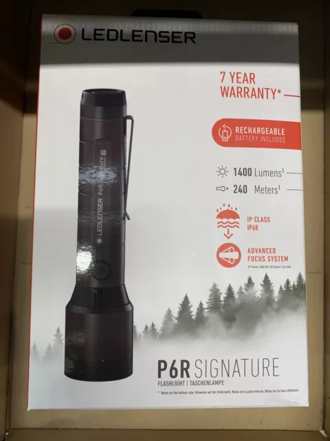 Original Led Lenser P6R Signature Taschenlampe aufladbar 1400Lumen 240m