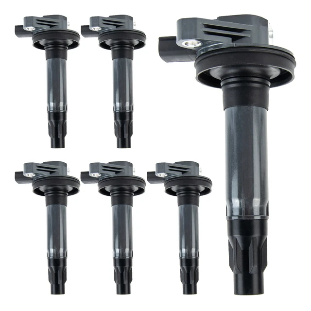 6pcs Ignition Coils fits 2007-2016 Ford Edge V6-3.5L/11-2014 Ford Edge V6-3.7L