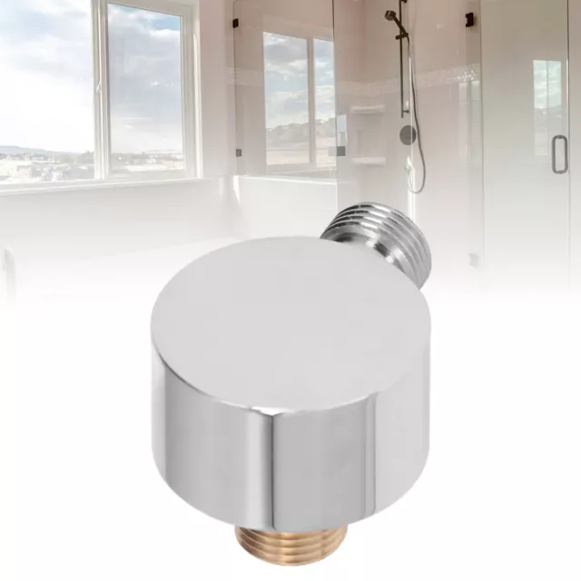 Brass Construction Wall Mounted Shower Adapter Easy Installation Round Hose