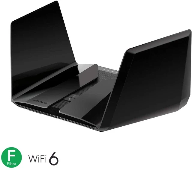 Netgear RAX200 WLAN Router Tri-Band (2.4 GHz / 5 GHz / 5 GHz) Gigabit Ethernet B
