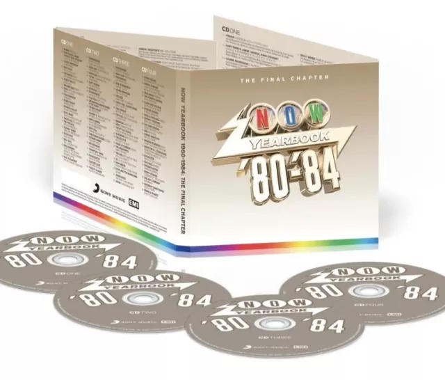 Now Yearbook 1980 - 1984 CD (2022) 4 Disc Box Set Thats What I Call Music Pop