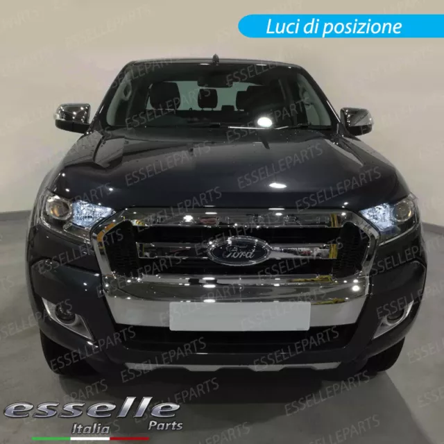 Conversione Fari Full Led Ford Ranger 6000K Xenon Led Canbus H11 + H15 + T10 3