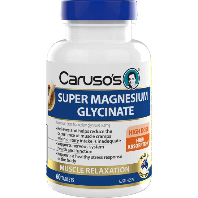 Carusos Super Magnesium Glycinate + Sleep 50 Capsules