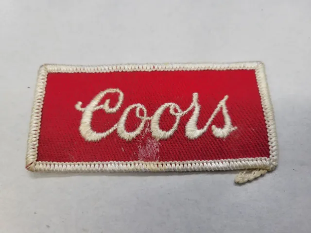 Coors Shirt Beer Advertising Patch