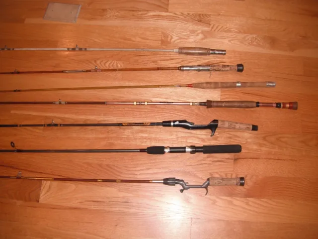 VINTAGE FISHING RODS - Allcock of England, others $55.00 - PicClick