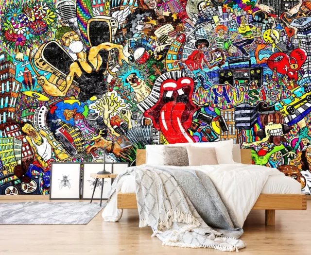 3D Funny Cartoon 5775 Wallpaper Mural Wall Print Wall Wallpaper Murals US Coco