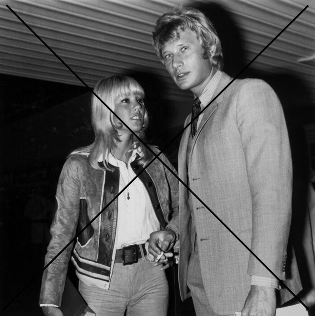 Johnny Hallyday et Sylvie Vartan - Photo d'art