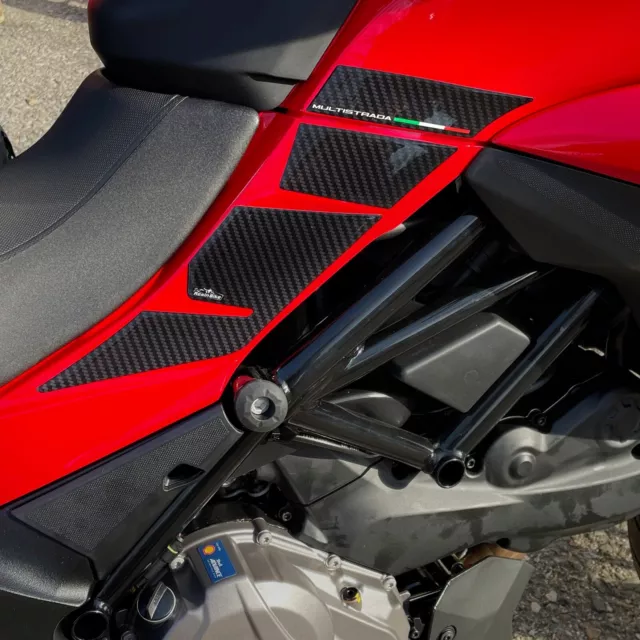 Autocollants Ducati Multistrada 950 Résine 3D Réservoir de Moto Compatible V2 S