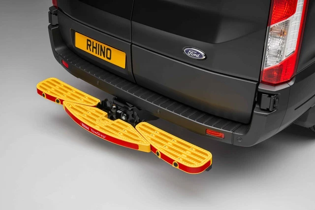 FORD TRANSIT REAR Access Step MK8 Rhino TOW STEP Yellow Tow Bar Step No ...