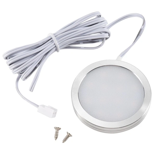 Faretti LED Da 12V Per Camper E Barca - 4 Pezzi Con Telecomando, 3W 6000K, Bianco, Dimmerabili, Con Scatola Di Derivazione - 2