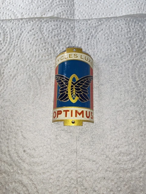 Plaque De Vélo Ancienne SERRUS France - Headbadge Métal Pour Bicyclette #3