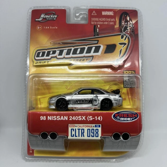 JADA TOYS 1/24 日産 240SX S14 optionD ドリフト シルビア S15 240SX