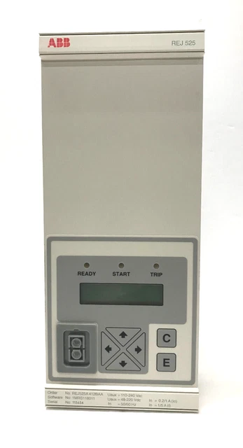 ABB REJ525A 412BAA Overcurrent & Earth-Fault Relay (5A5)