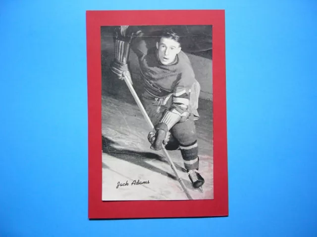 1934/43 Beehive Corn Syrup Group 1 Hockey Photo Jack Adams Montreal Canadiens