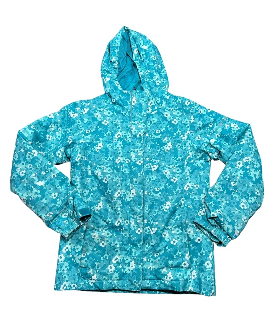 Columbia Bugaboo Interchange Jacket Girls Medium 10/12 Shell Only Teal