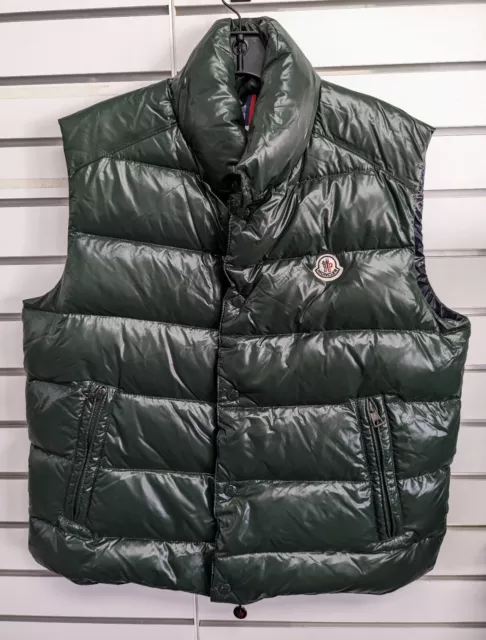 Moncler Puffer Vest ~ Forest Green and Navy Blue Size 3 (US Large)