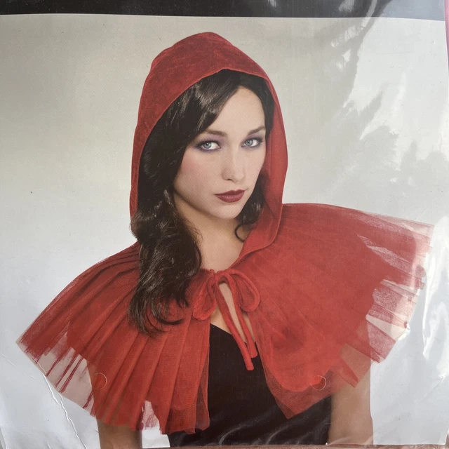 Abito elegante Little Red Riding Good Capelet Cape Halloween
