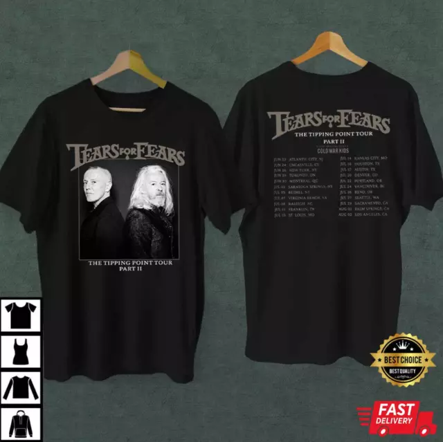 TEARS FOR FEARS The Tipping Point Tour 2023 T-Shirt $18.99 - PicClick