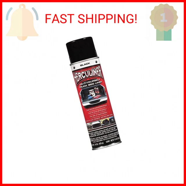 HERCULINER Aerosol Spray Bed Liner, 15 Ounce