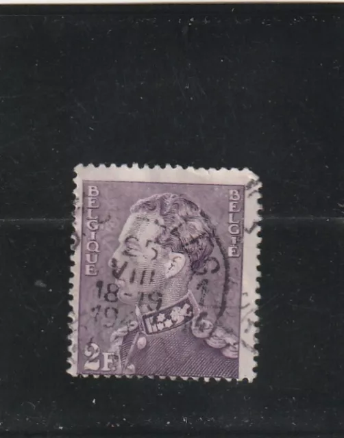 L6001 BELGIQUE timbre Y&T N° 431 de 1936-46 " Leopold III " Oblitéré