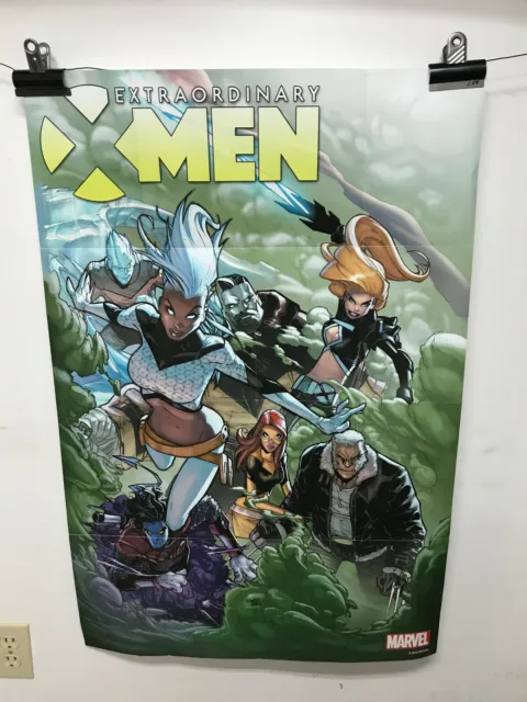Extraordinary X-Men Marvel Character Comic Book Store Promo 24x36 Poster 2019