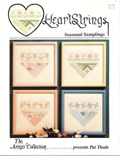 Seasonal Samplings (Hearts) HeartStrings Pat Thode Cross Stitch Pattern