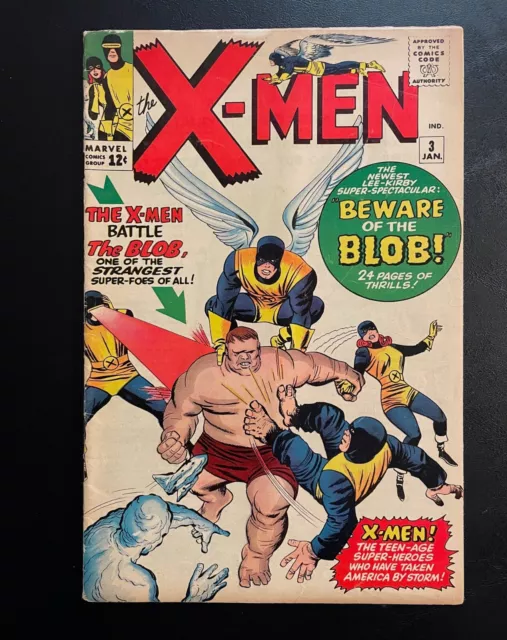 X-Men #3 , 1964 , 1St Appearance Of The Blob