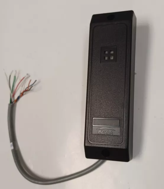 Motorola Indala Mullion Slim FlexPass Prox Reader, Black, 26-bit Wiegand, Used