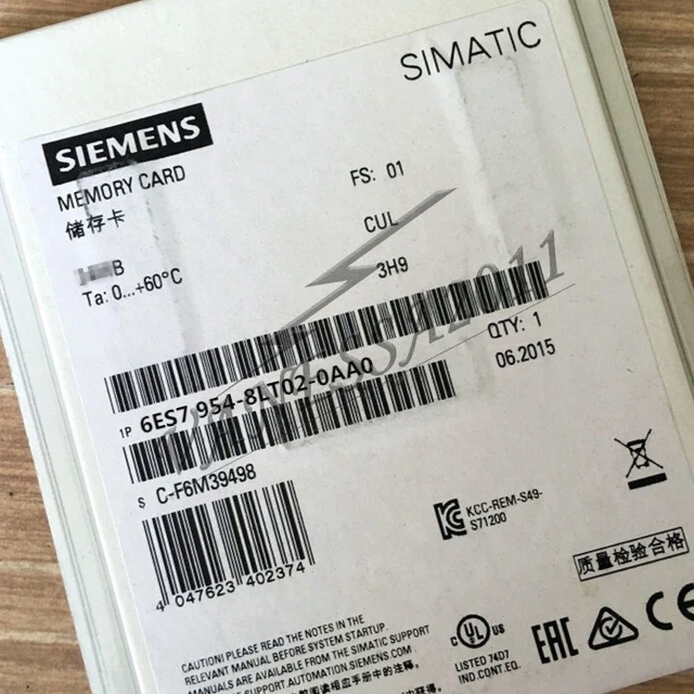 Eins Neu Siemens 6ES7954-8LT02-0AA0 6ES7 954-8LT02-0AA0 Speicherkarte 32GB