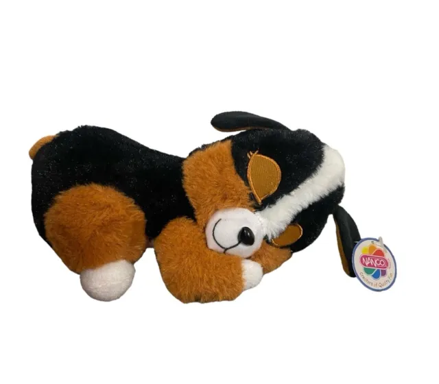 11'' Cute Dozy Napping Puppy Dog Plush Toy Snuggle Soft Stuffed Sleeping Animal