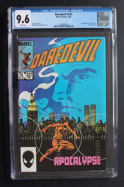 DAREDEVIL #227 KINGPIN Learns ID 1986 BORN AGAIN by MILLER Begins D+TV CGC 9.6