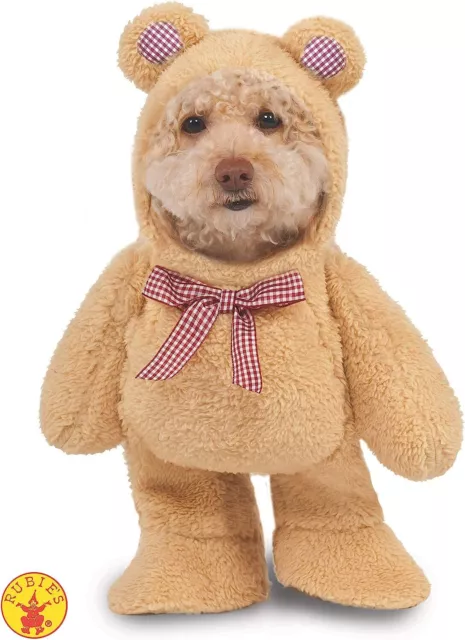 Official Rubie's Walking Teddy Bear Pet Costume, Size Large 2