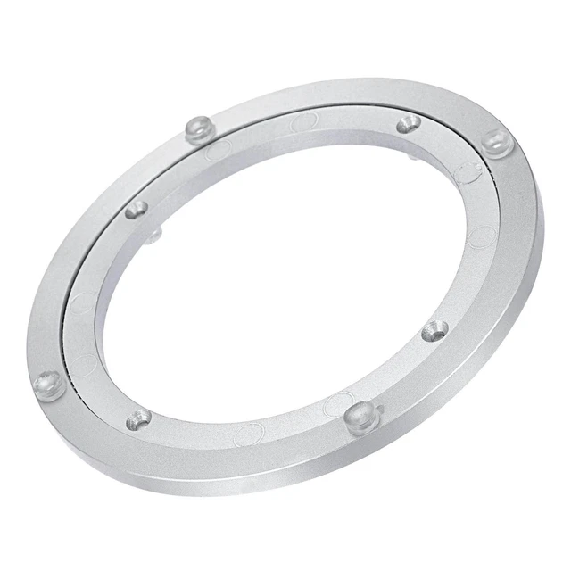 7.8" Aluminio Aleación Giratoria Placa Rodamiento, Lazy Susan para Redonda Mesa