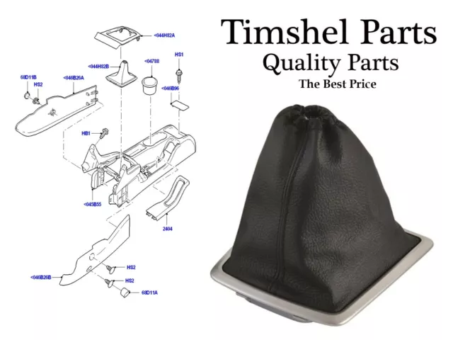 Schaltsack Schaltmanschette für  Ford Focus II + C-Max (Bj.03-12) mit Rahmen