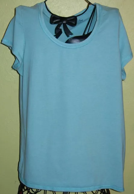 58 )  Tolles Hellblaues Damen T-Shirt Gr. 46 der Firma Janina Basic for You