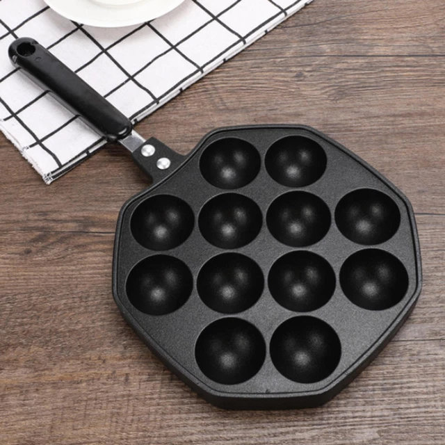 Octopus Grill Plate Takoyaki Pan Plaque de cuisson antiadhésive Takoyaki Maker