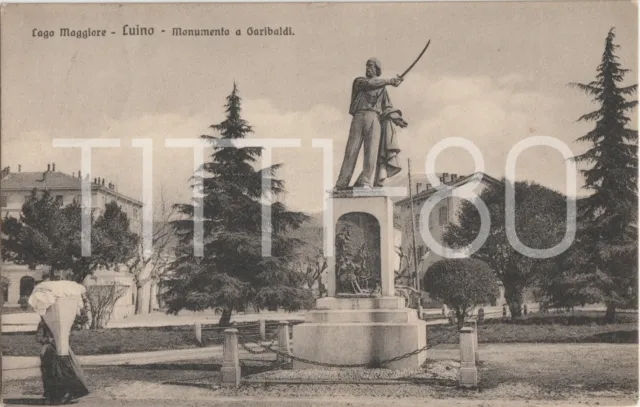 Lago Maggiore - Luino - Monumento A Garibaldi (Varese) 1911