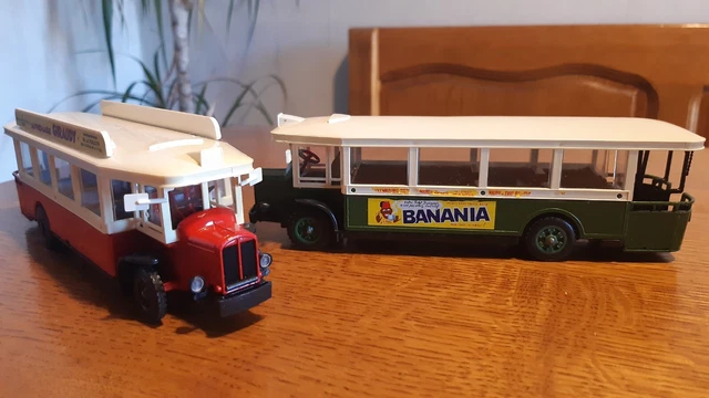 Bus Banania Renault TN6C 1934 - Solido - Maquette Miniature Occasion (toit Recollé)