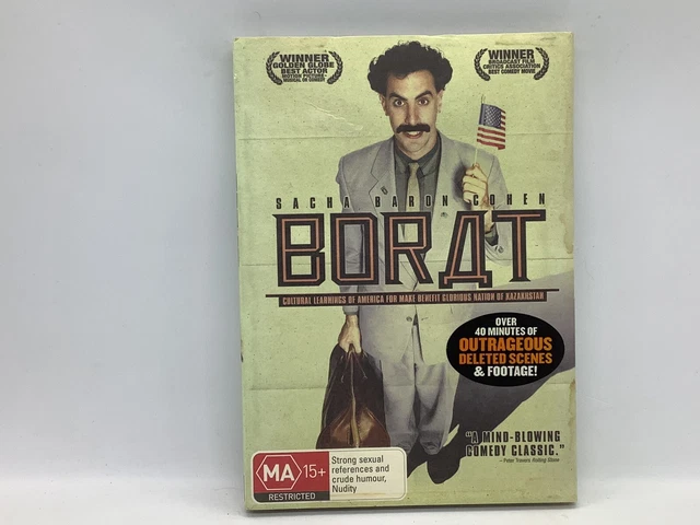 Borat Sacha Baron Cohen 2007 DVD R4 Movie PAL. FREE POSTAGE