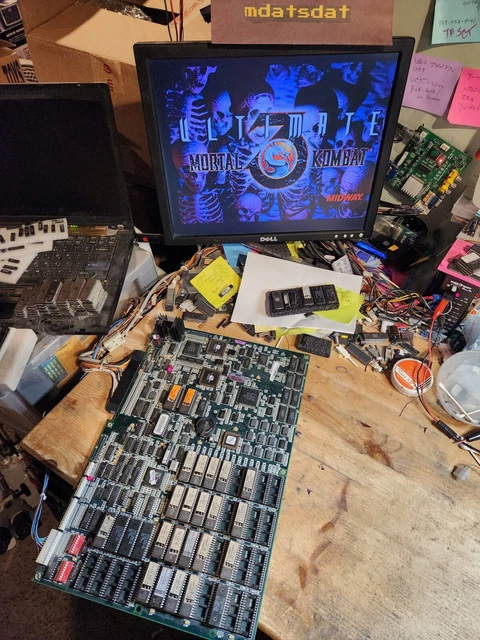 Ultimate Mortal Kombat 3 Pcb Jamma Arcade Board Set Revision 1.1 Working!!!! Ultimate Mortal Kombat 3 Pcb Jamma Arcade Board Set Revision 1.1 Working!!!!