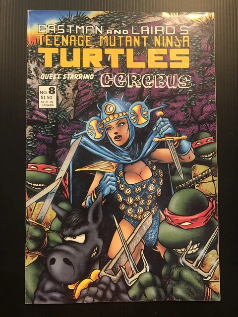 Eastman and Laird's Teenage Mutant Ninja Turtles #8 Mirage Studios TMNT Cerebus